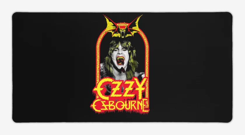 Mouse pad Gamer Negro de Ozzy Osbourne Speak