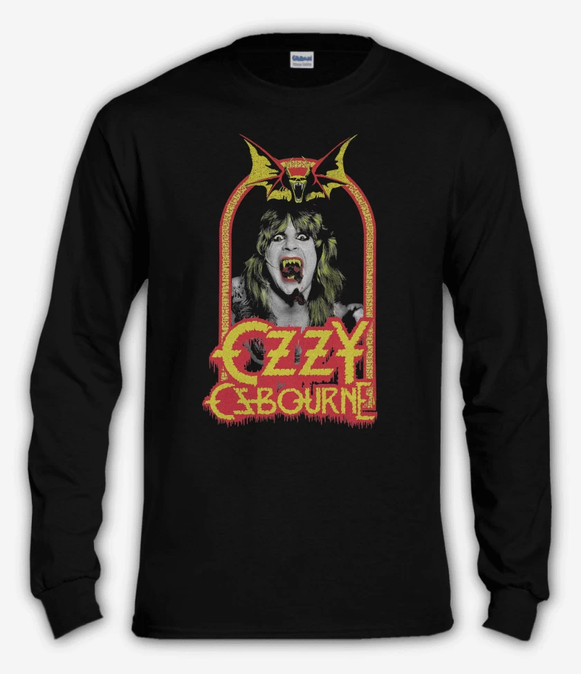 Polera manga larga Negro de Ozzy Osbourne Speak