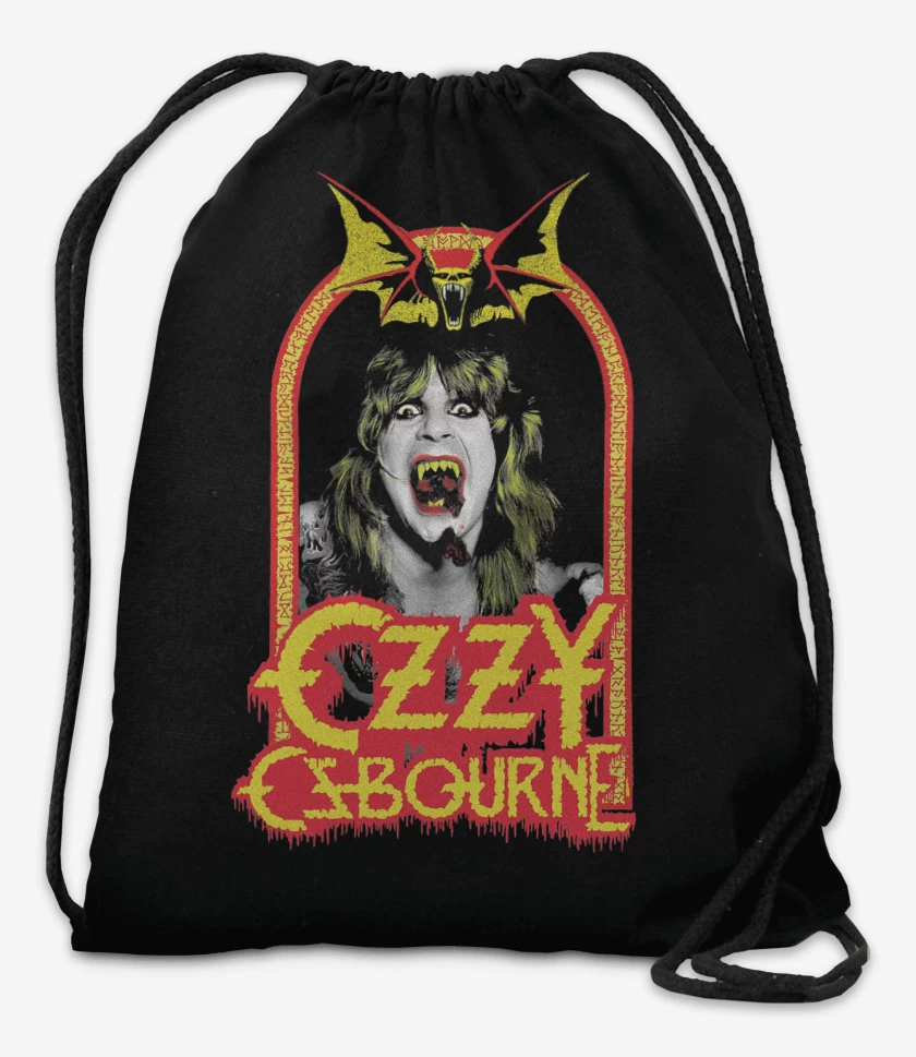 Mochila Negro de Ozzy Osbourne Speak