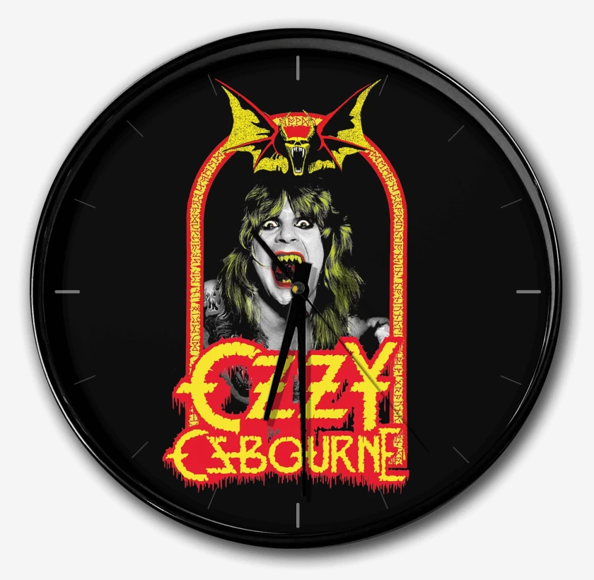 Reloj Negro de Ozzy Osbourne Speak