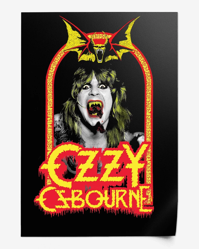 Print Ozzy Osbourne Speak