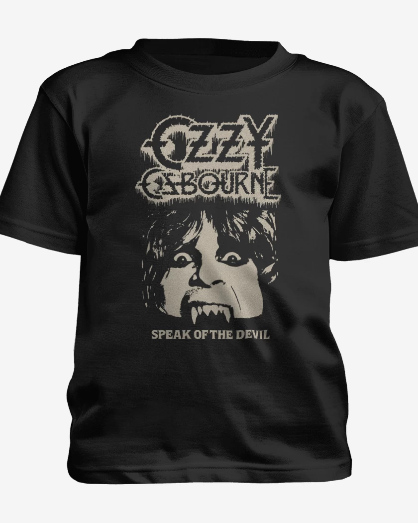 Polera de niño Ozzy Osbourne Hablando del Diablo
