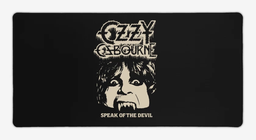 Mouse pad Gamer Ozzy Osbourne Hablando del Diablo