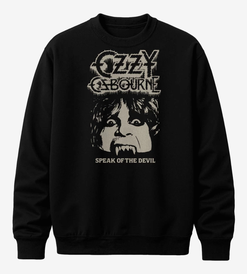 Poleron polo Ozzy Osbourne Hablando del Diablo