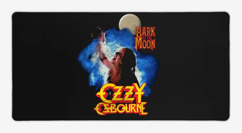 Mouse pad Gamer Ozzy Osbourne Ladrando a la Luna