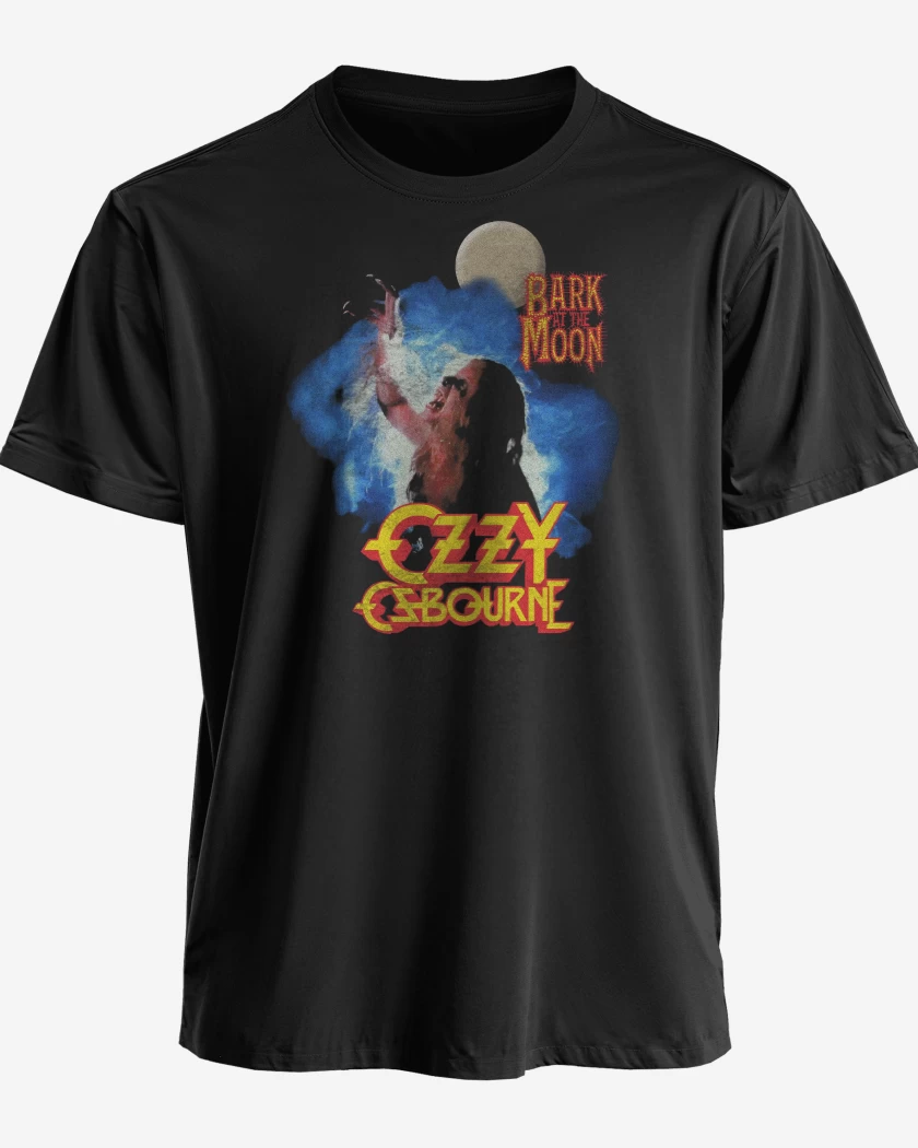 Polera premium Ozzy Osbourne Ladrando a la Luna
