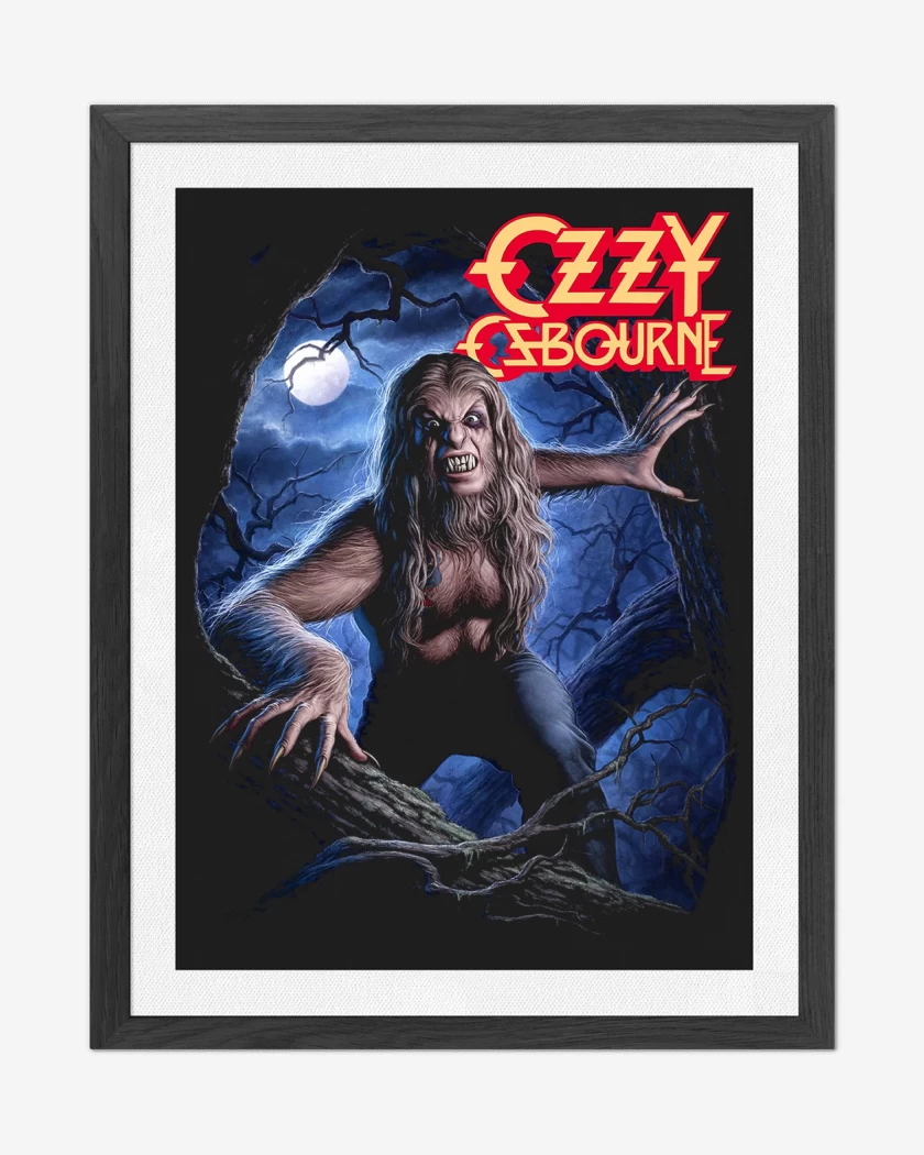 Cuadro decorativo Negro de Ozzy Osbourne Werewolf