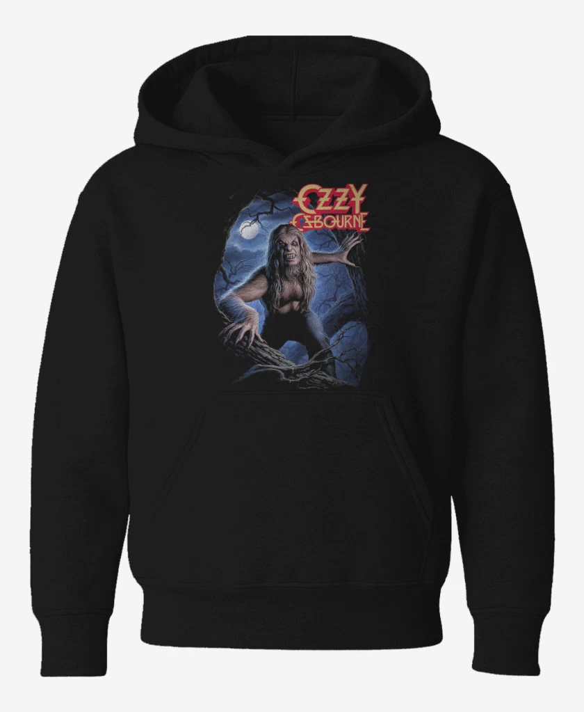 Poleron de niño Negro de Ozzy Osbourne Werewolf
