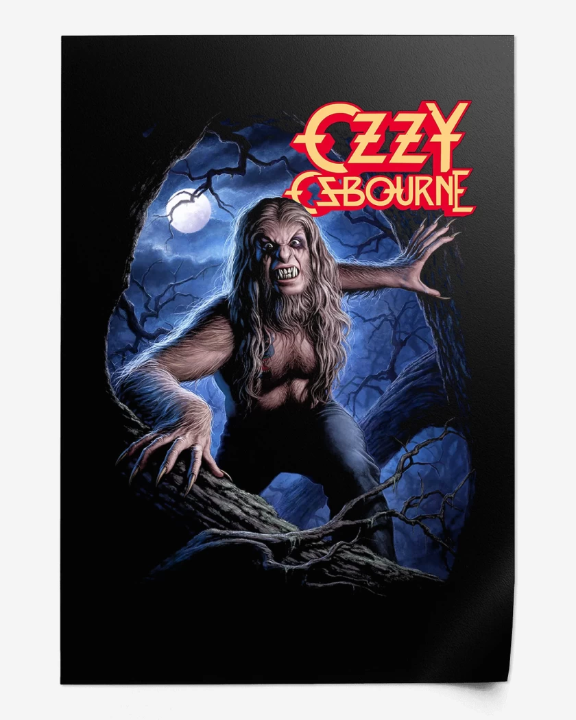 Print Ozzy Osbourne Werewolf