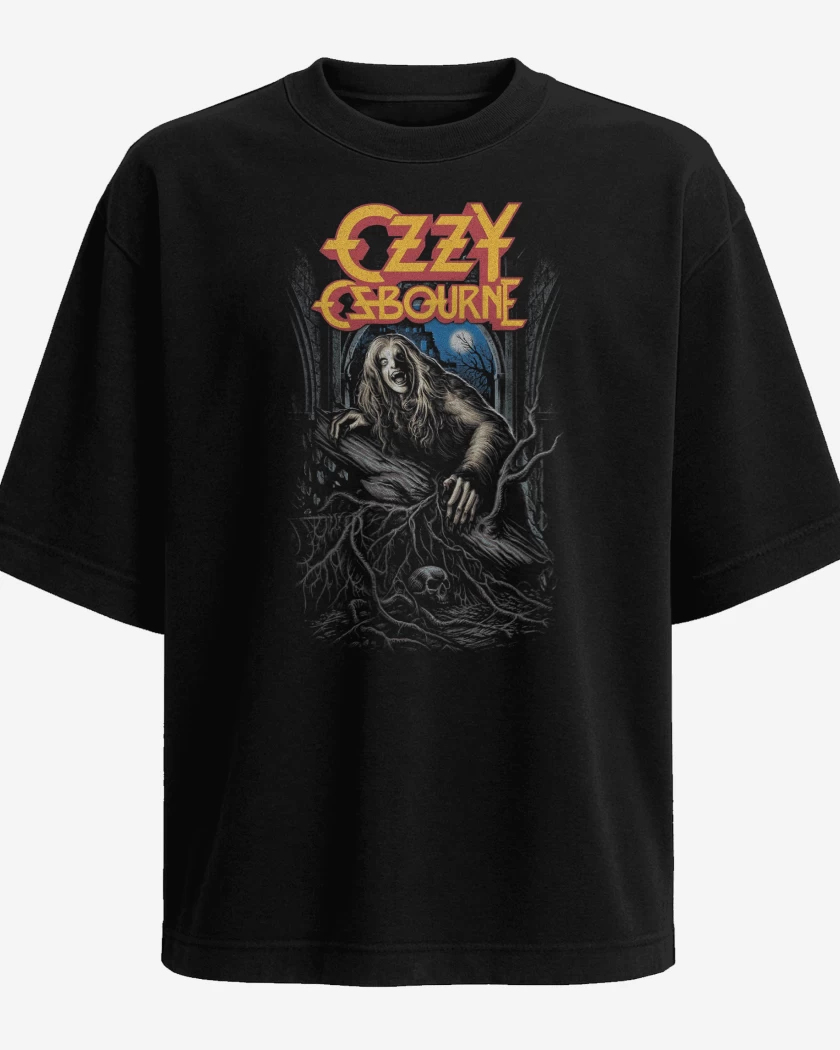 Polera Oversize Ozzy Osbourne Lobo