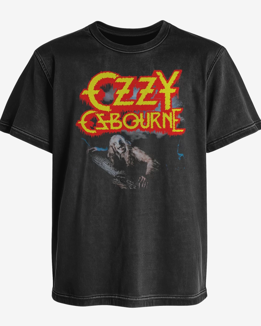 Polera desgastada Ozzy Osbourne Bark At The Moon