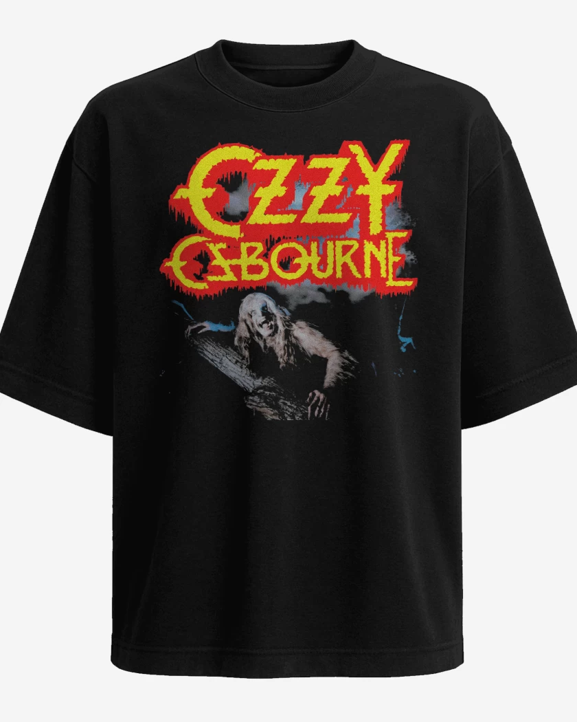 Polera Oversize Ozzy Osbourne Bark At The Moon