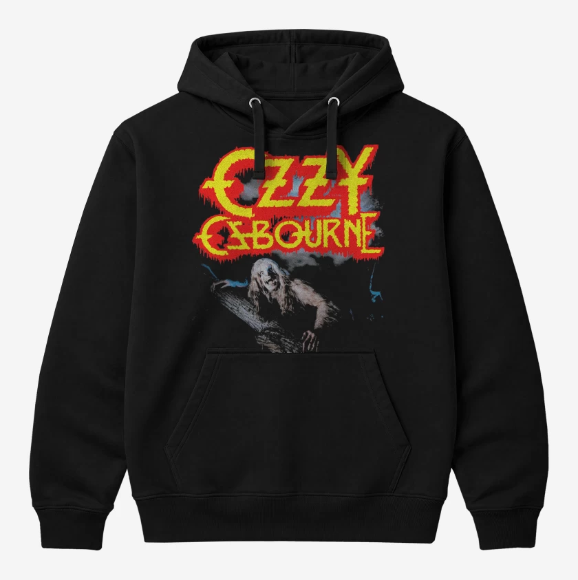 Polerón Canguro Ozzy Osbourne Bark At The Moon