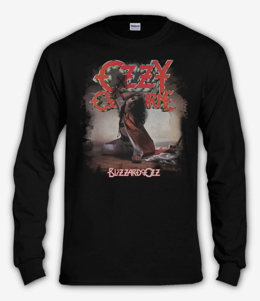 Polera manga larga Ozzy Osbourne Blizzard of Ozz