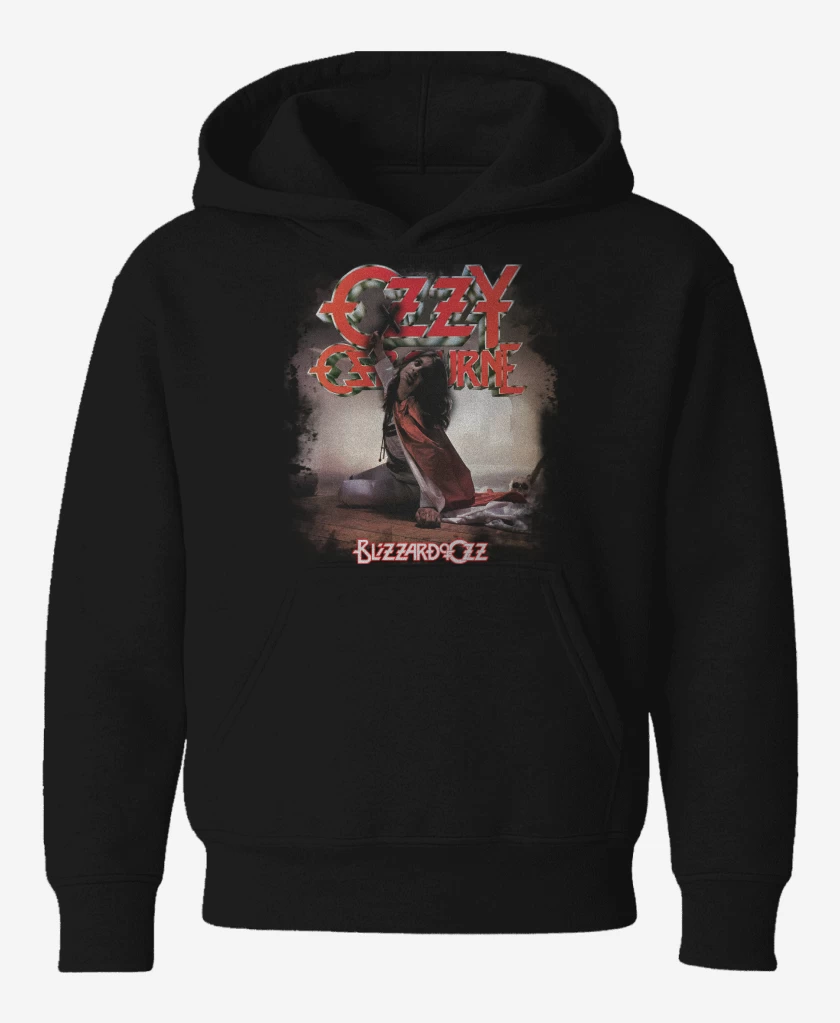 Poleron de niño Negro de Ozzy Osbourne Blizzard of Ozz