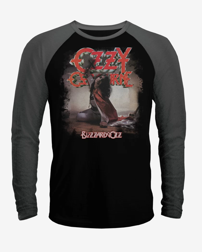 Polera Raglan Ozzy Osbourne Blizzard of Ozz