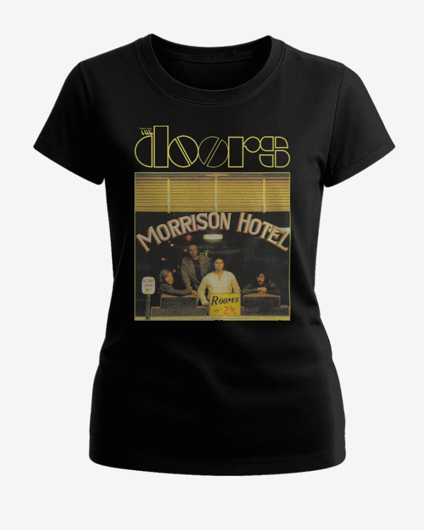 Polera de Mujer Negro de The Doors Morrison Hotel