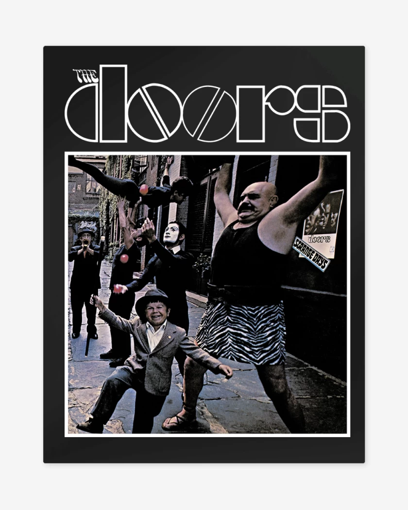 Print metalico Negro de The Doors Strange Days