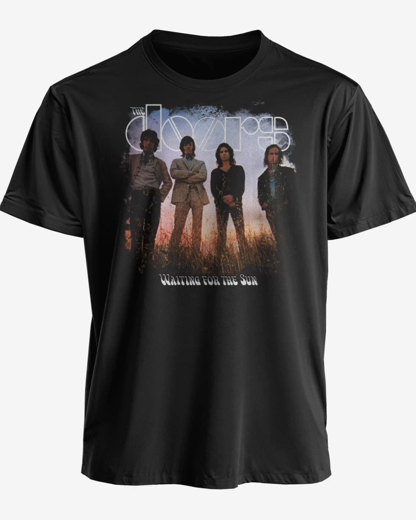 Polera premium Negro de The Doors Waiting for the Sun
