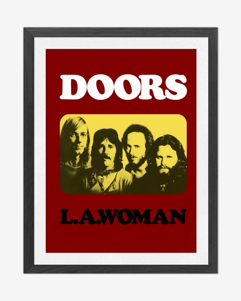 Cuadro decorativo Rojo de The Door LA Woman
