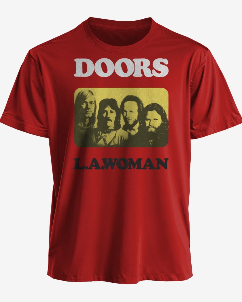 Polera premium Rojo de The Door LA Woman
