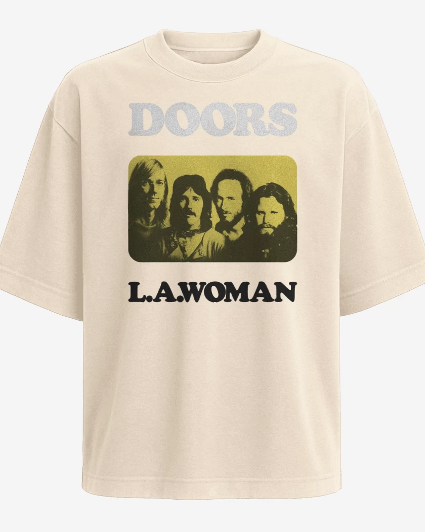 Polera Oversize Beige de The Door LA Woman