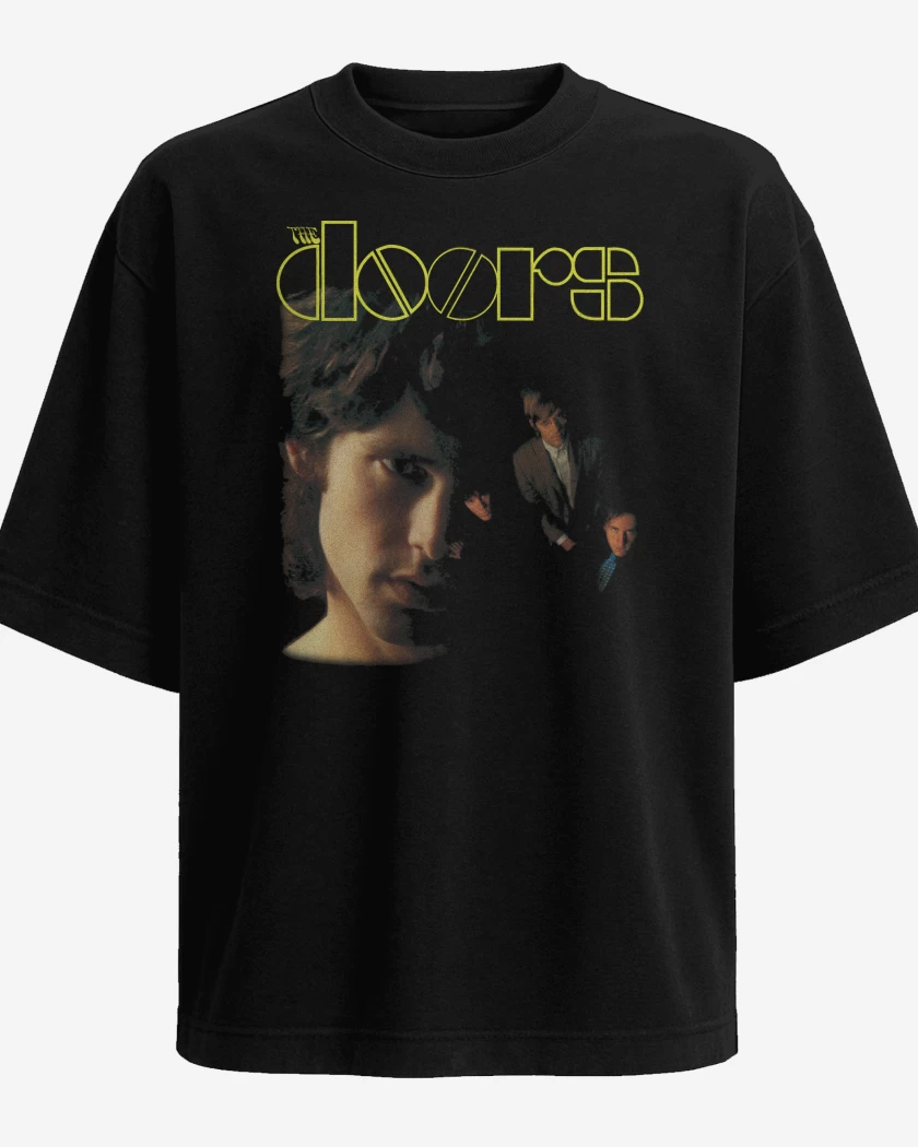 Polera Oversize Negro de The Doors The Doors