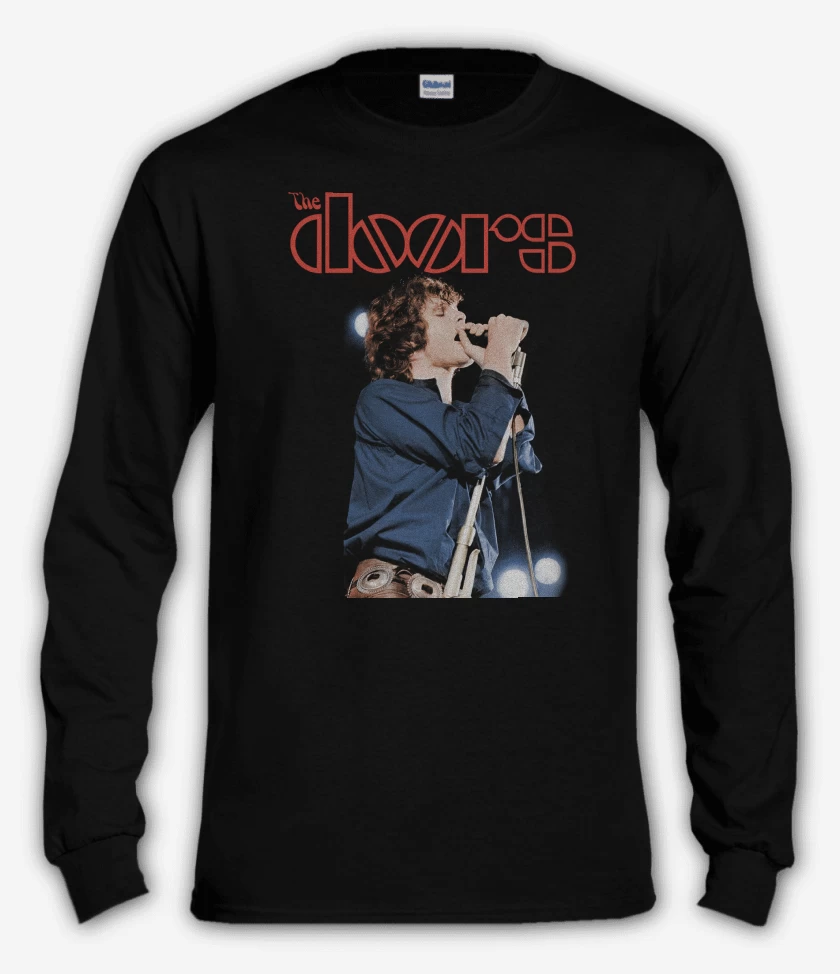 Polera manga larga Negro de The Doors Jim Morrison
