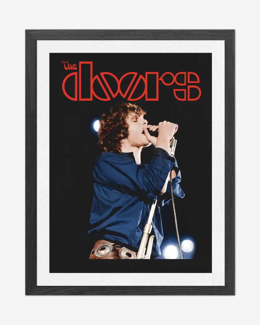 Cuadro decorativo Negro de The Doors Jim Morrison