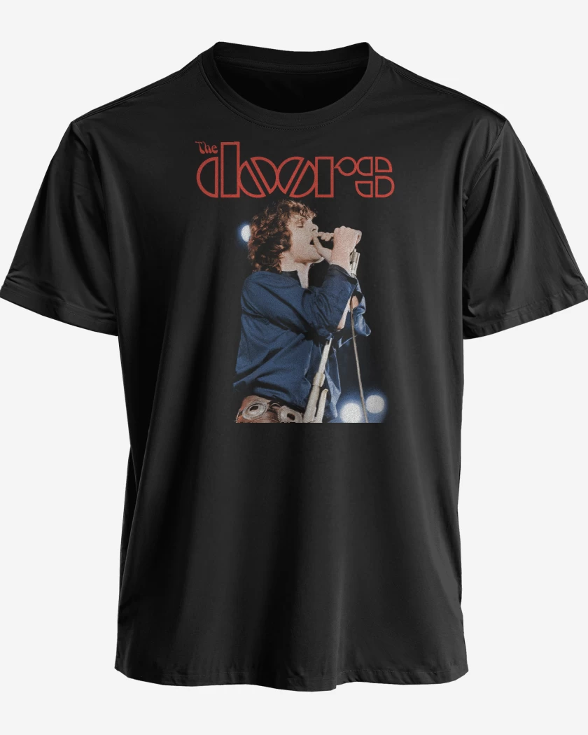 Polera premium Negro de The Doors Jim Morrison