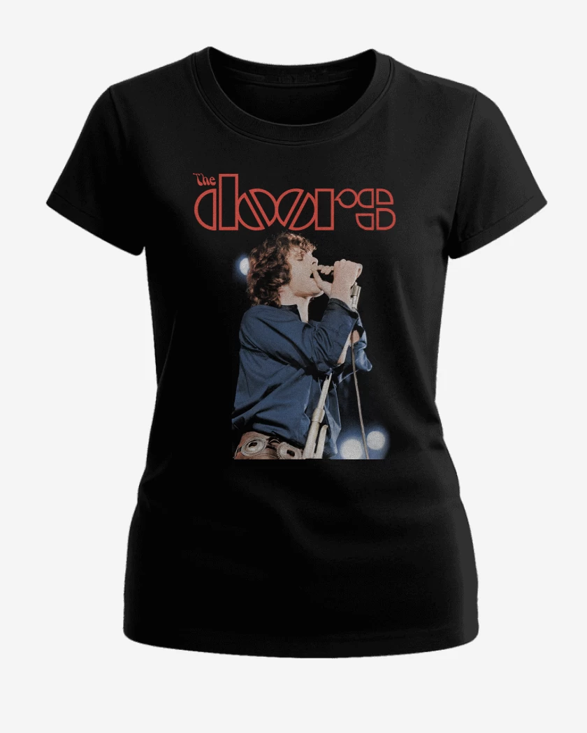 Polera de Mujer Negro de The Doors Jim Morrison