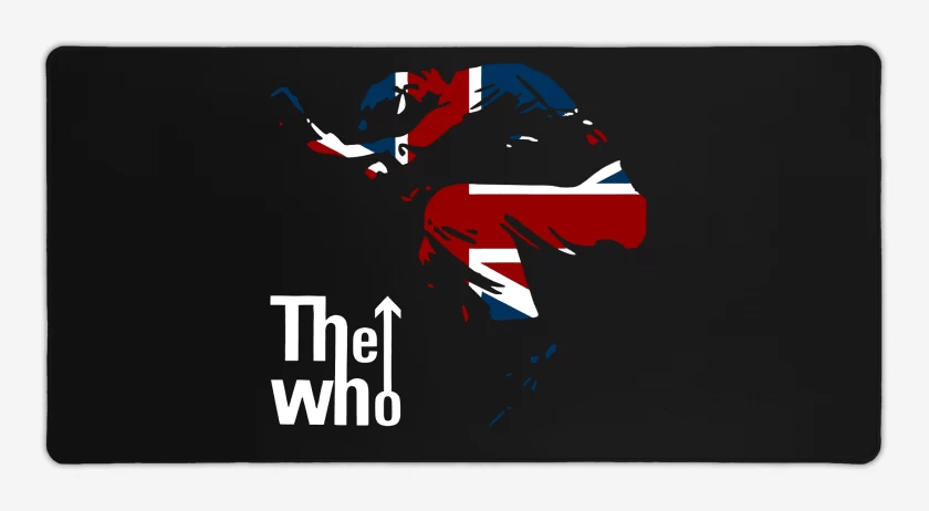 Mouse pad Gamer Negro de The Who 2