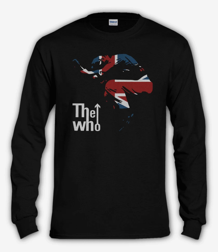 Polera manga larga Negro de The Who 2