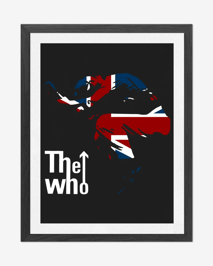 Cuadro decorativo Negro de The Who 2