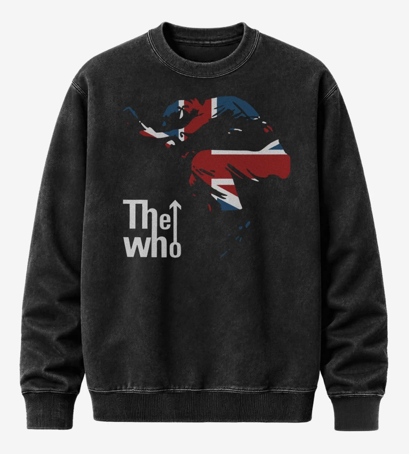 Poleron Polo Acid Wash Negro de The Who 2