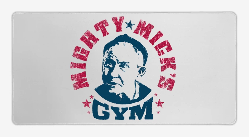 Mouse pad Gamer Blanco de Mighty Micks GYM