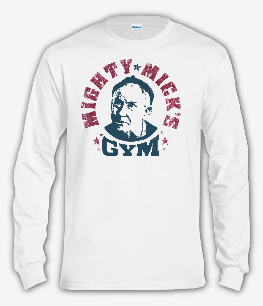 Polera manga larga Blanco de Mighty Micks GYM