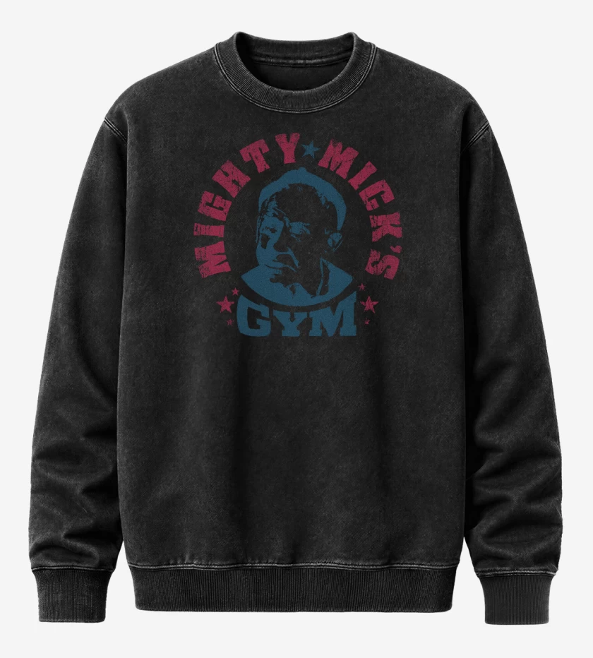 Poleron Polo Acid Wash Negro de Mighty Micks GYM