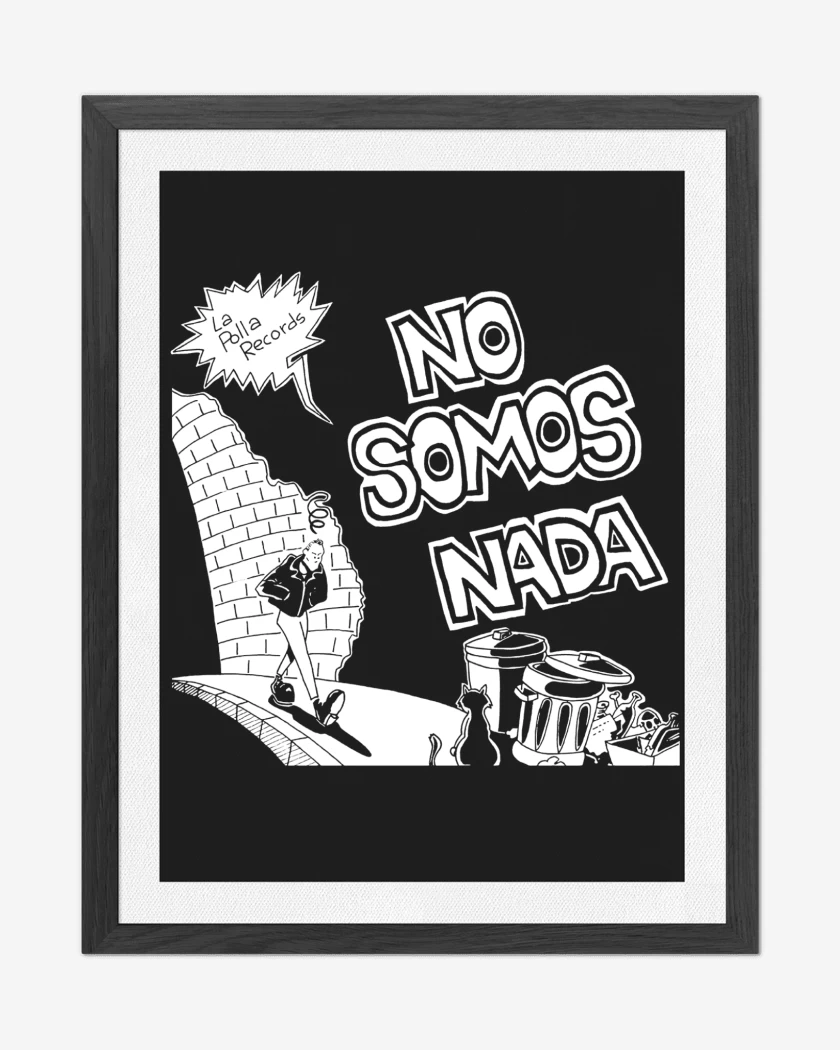 Cuadro decorativo Negro de No somos nada