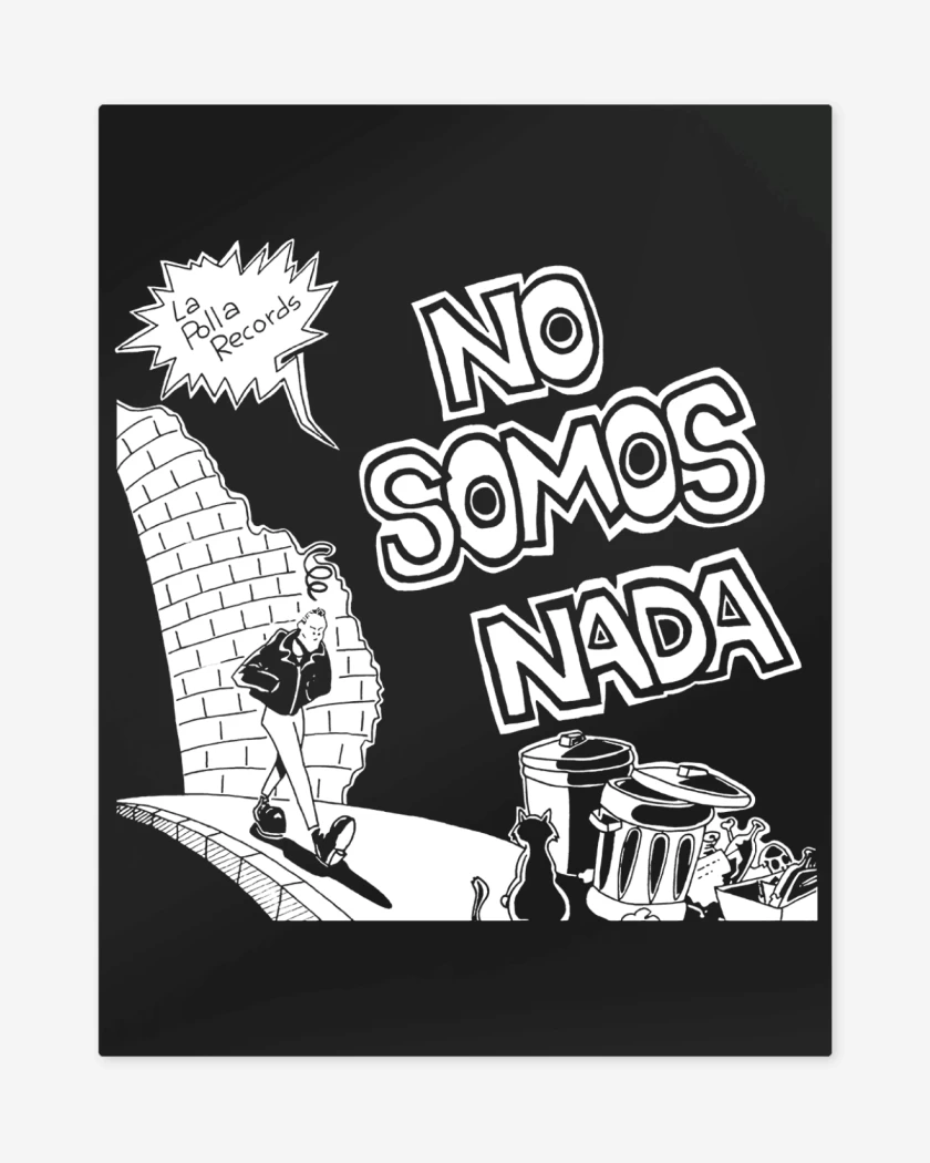 Print metalico Negro de No somos nada
