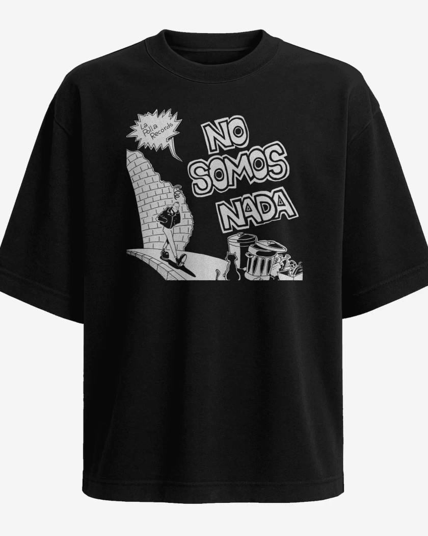 Polera Oversize Negro de No somos nada
