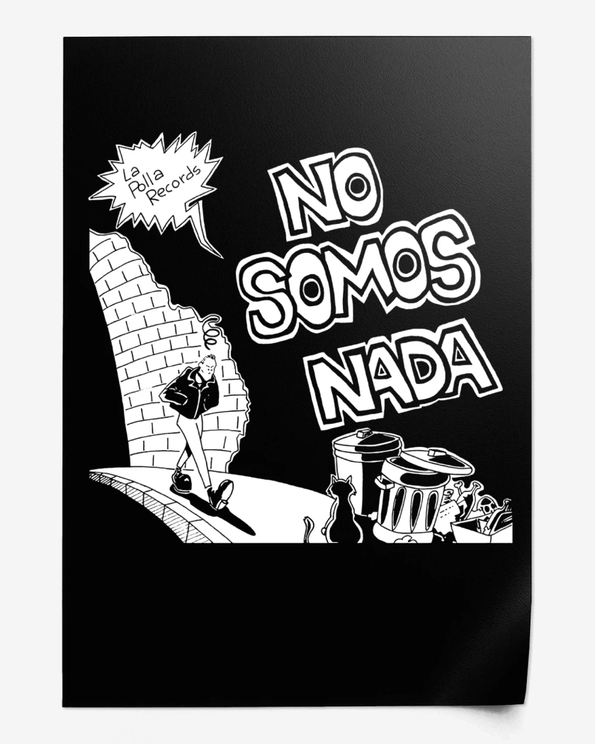 Print Negro de No somos nada