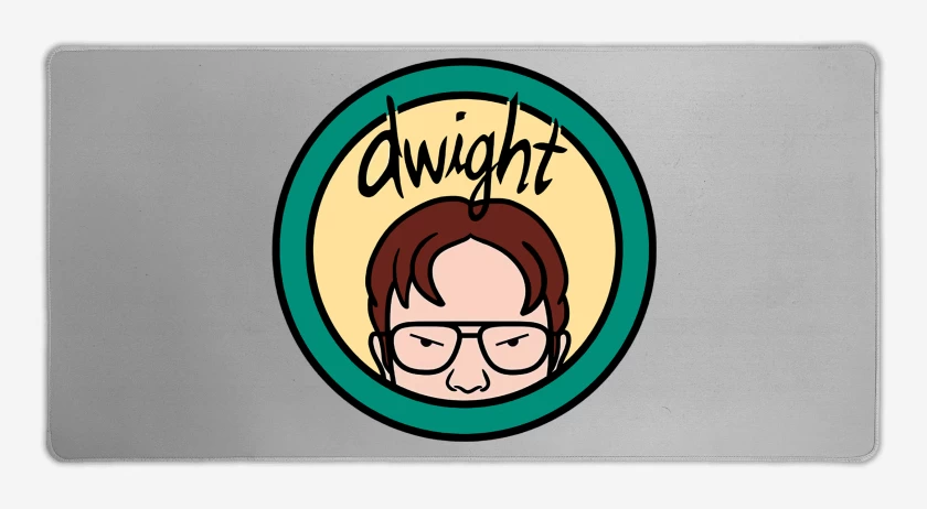 Mouse pad Gamer Gris Melange de Dwight 