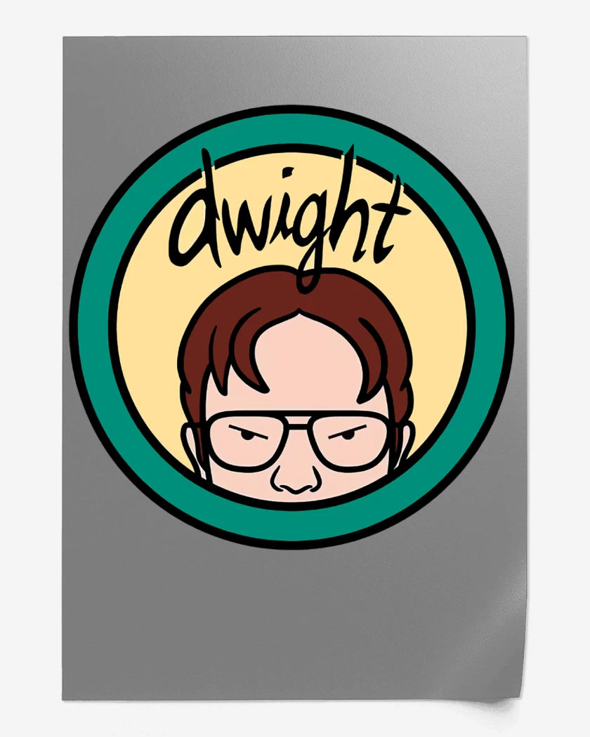 Print Gris Melange de Dwight 