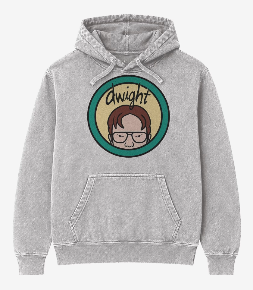 Poleron Canguro Acid Wash Gris Melange de Dwight 