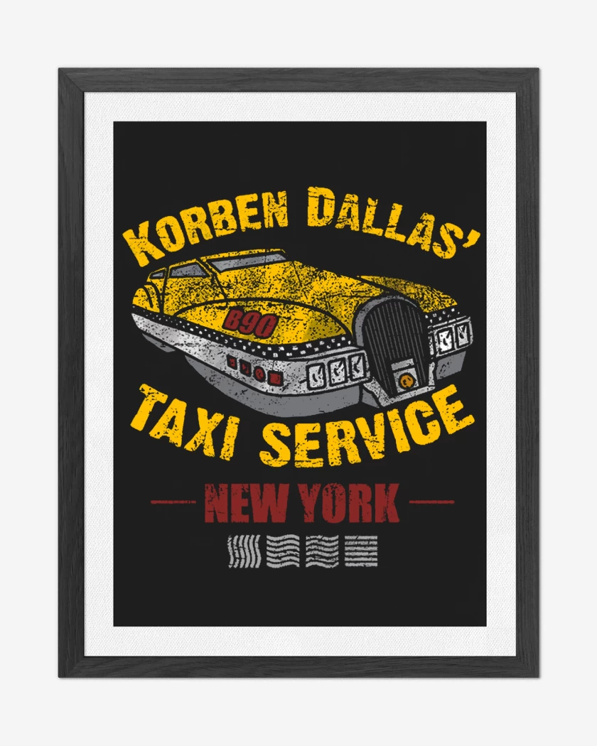 Cuadro decorativo Korben Dallas Taxi