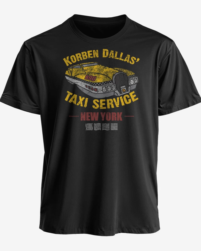 Polera premium Negro de Korben Dallas Taxi