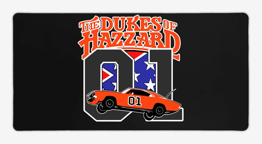 Mouse pad Gamer Negro de The dukes of Hazard 01