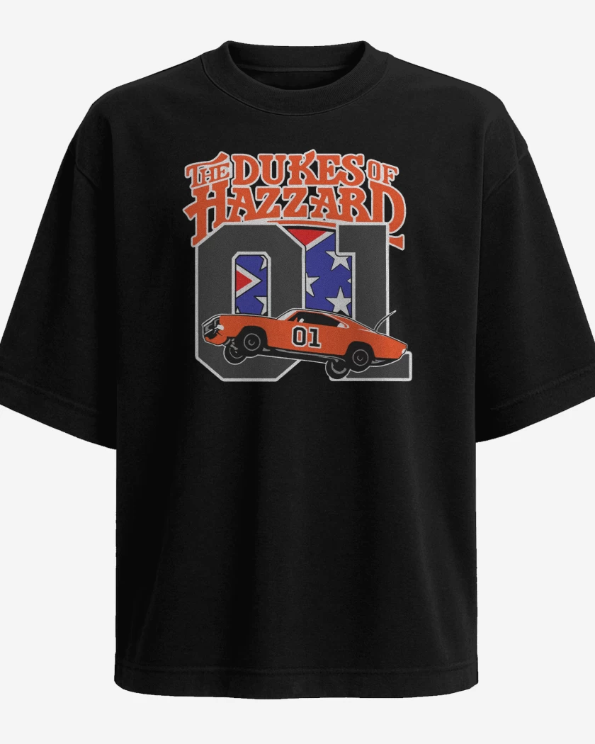 Polera Oversize Negro de The dukes of Hazard 01