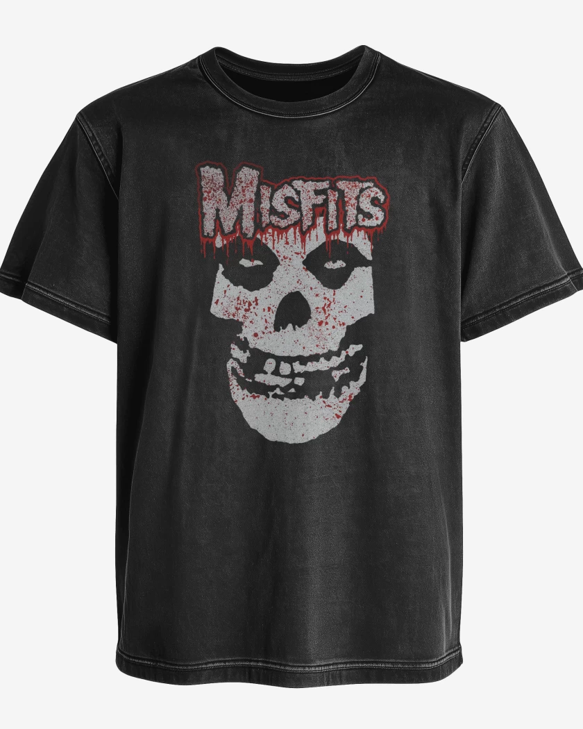 Polera desgastada Misfits Bloody Crimson Ghost